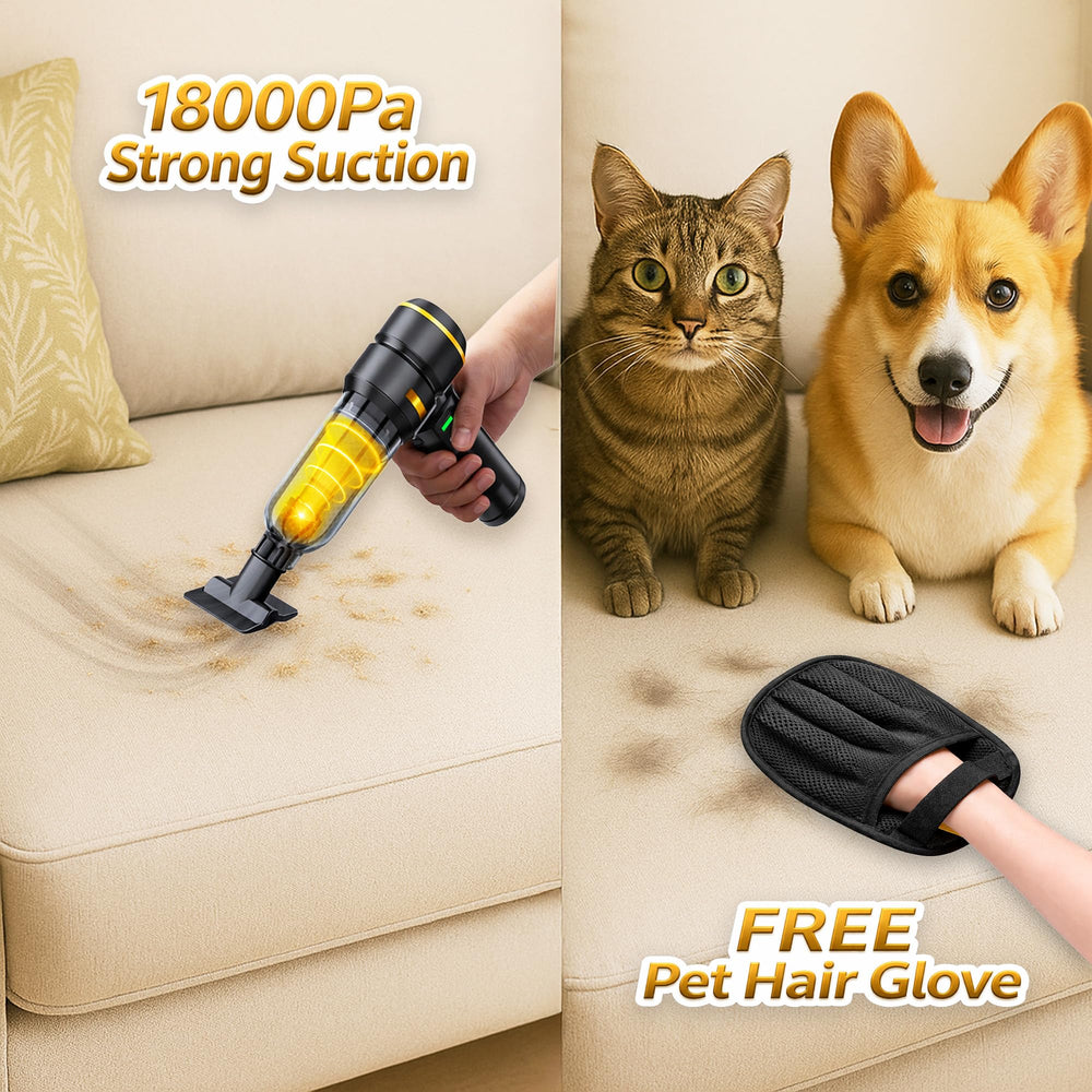 Generic 5-in-1 cordless car vacuum side handle for comfortable grip