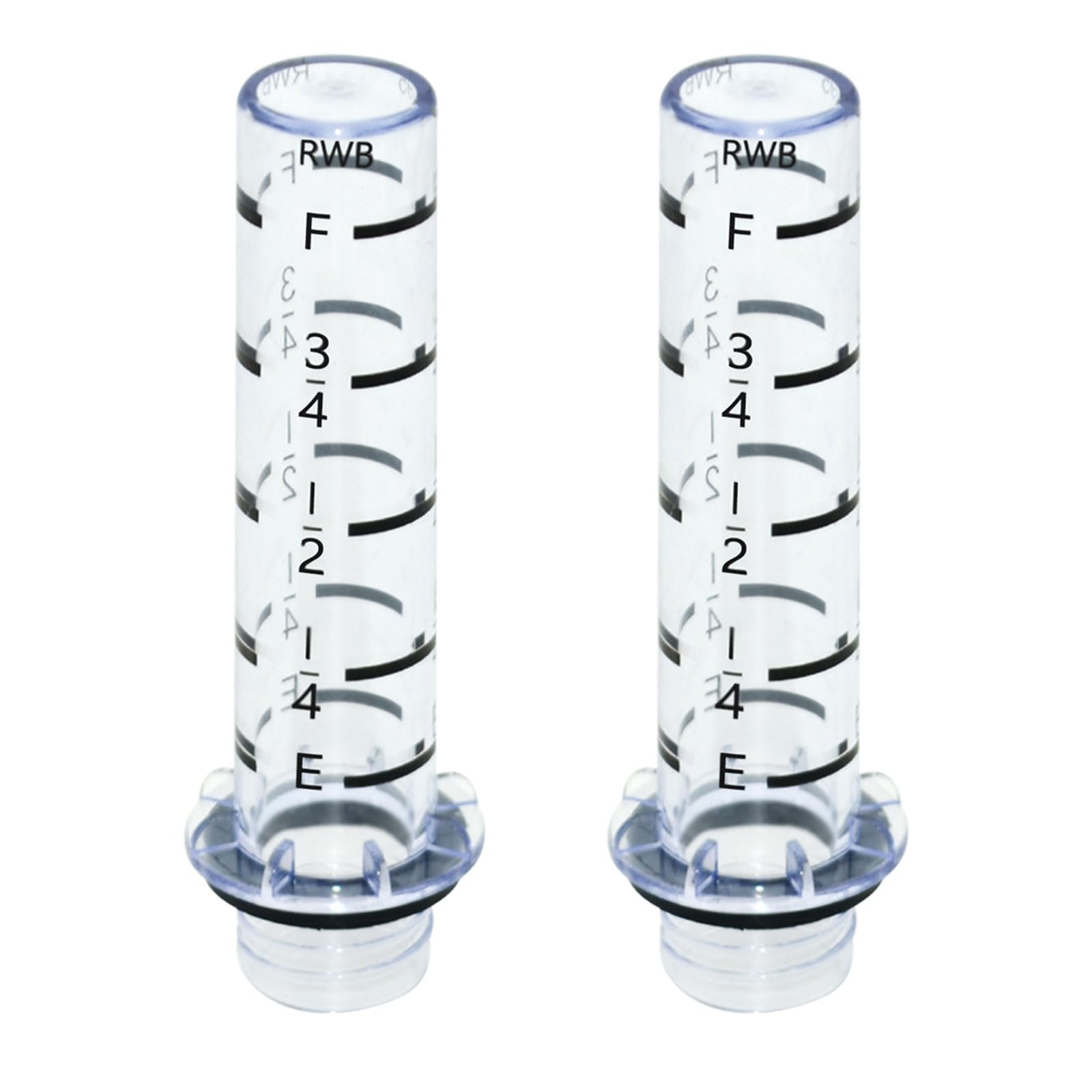 Generic 6495 oil tank gauge scale vial for 3/4-inch gauges with clear markings