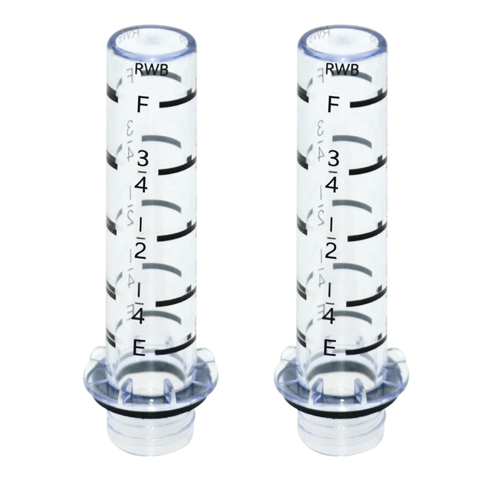 Generic 6495 oil tank gauge scale vial for 3/4-inch gauges with clear markings