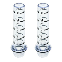 Generic 6495 oil tank gauge scale vial for 3/4-inch gauges with clear markings