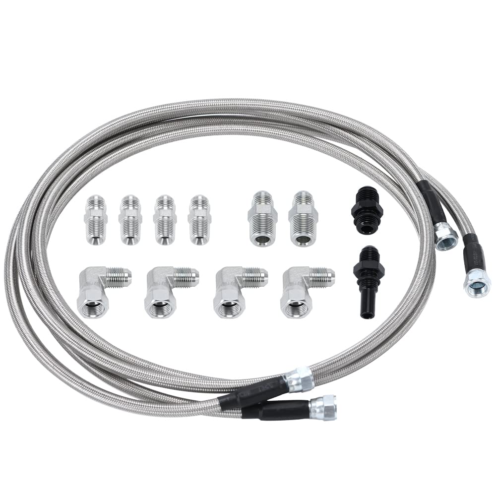 Generic 6AN70in oil cooler hose kit main view showing universal fit and sturdy build