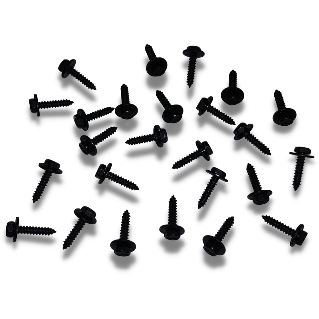 Generic 7mm trim screw for exterior splash shields ensuring flush seating