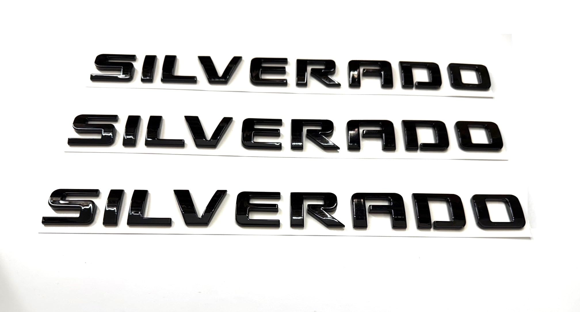 Generic black badge emblems set for Sierra and Canyon, enhances truck styling