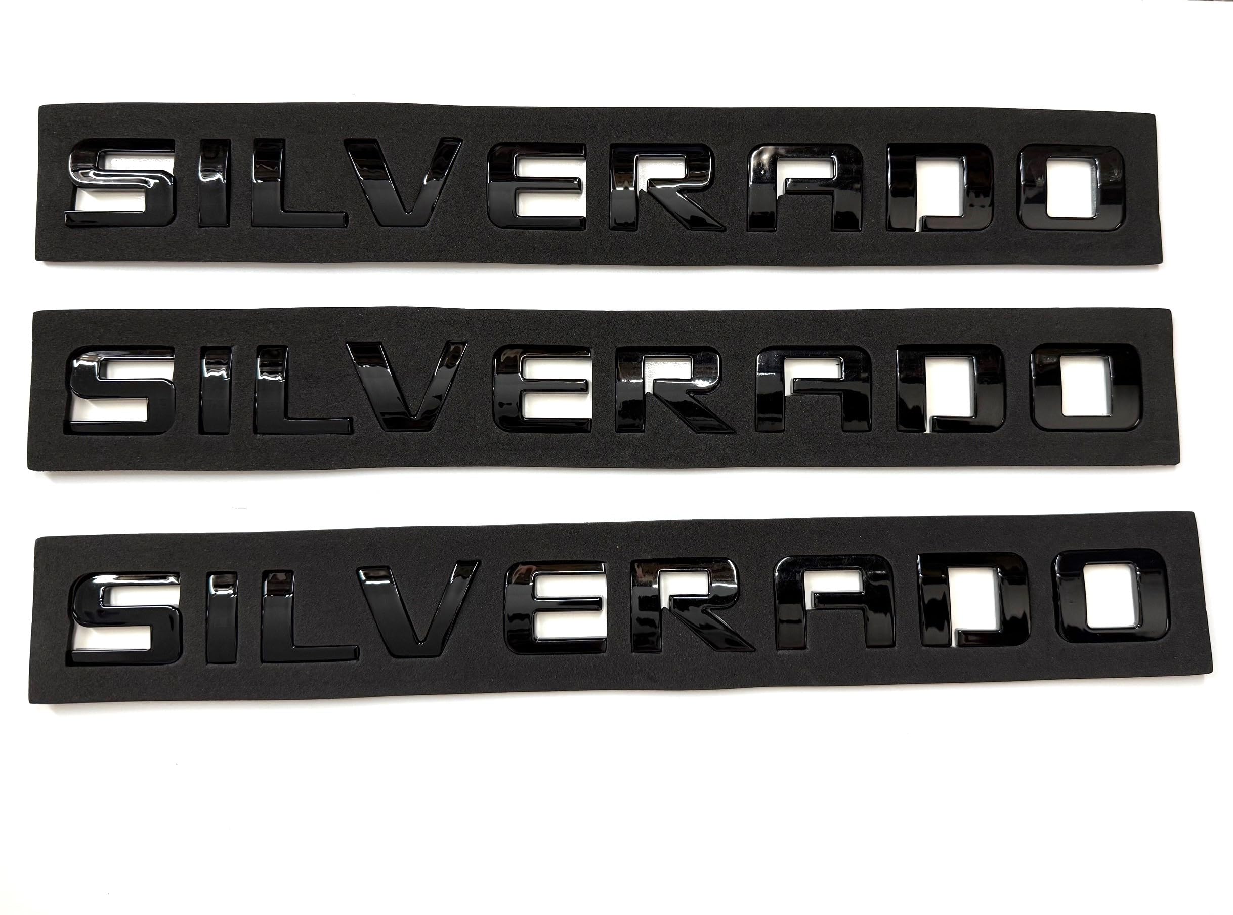 Generic badge emblems for Silverado family including 1500-3500HD, uniform look