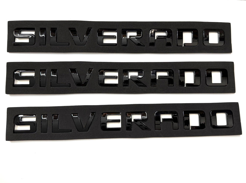 Generic badge emblems for Silverado family including 1500-3500HD, uniform look