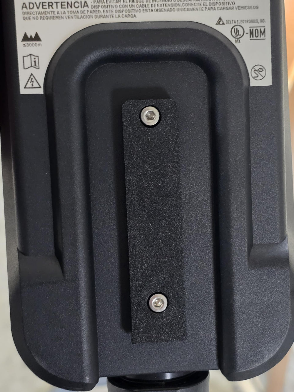 Generic BMW Level 2 charger compatibility on wall for easy access.