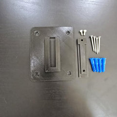 Generic wall-mount hardware included ensures quick, secure installation.