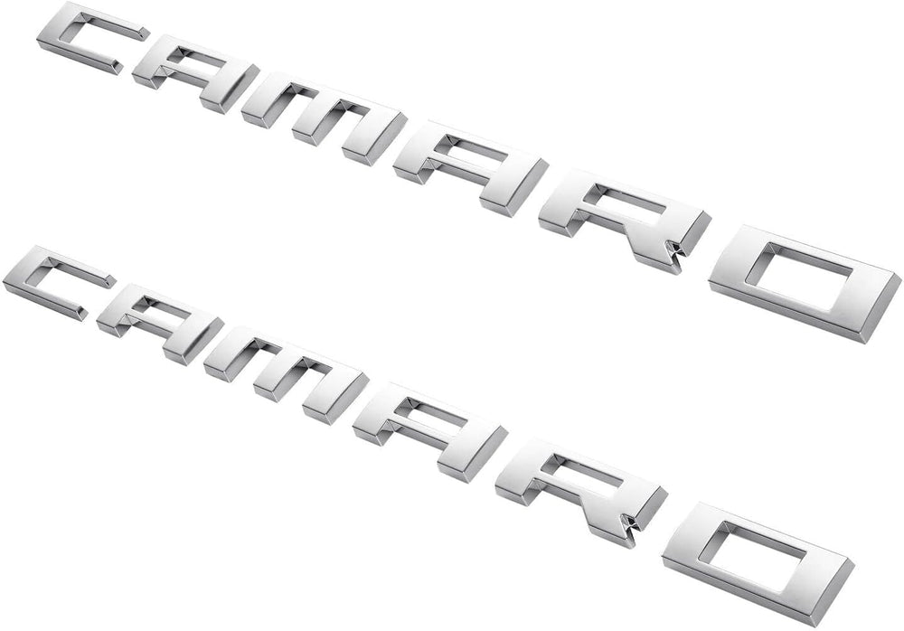 Generic Camaro emblem front view showing chrome finish for standout styling