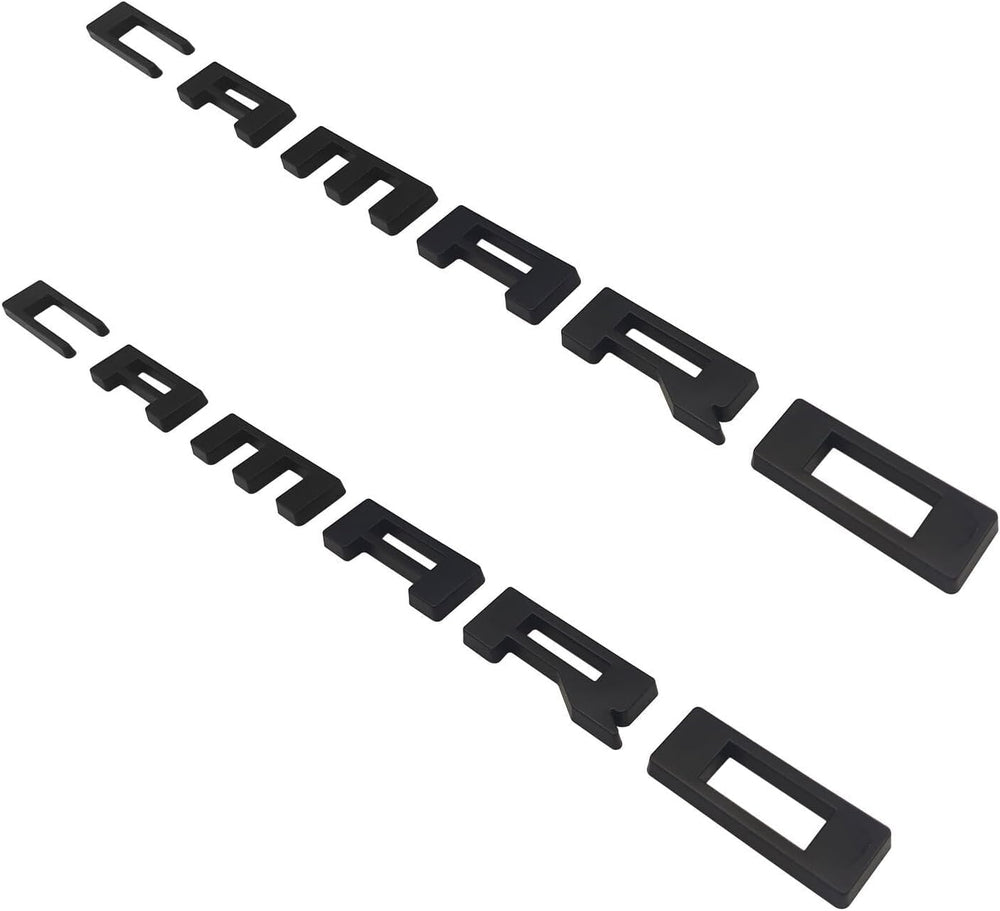 Generic Camaro ZL1 badge emblem rear view enhances cohesive Camaro look.