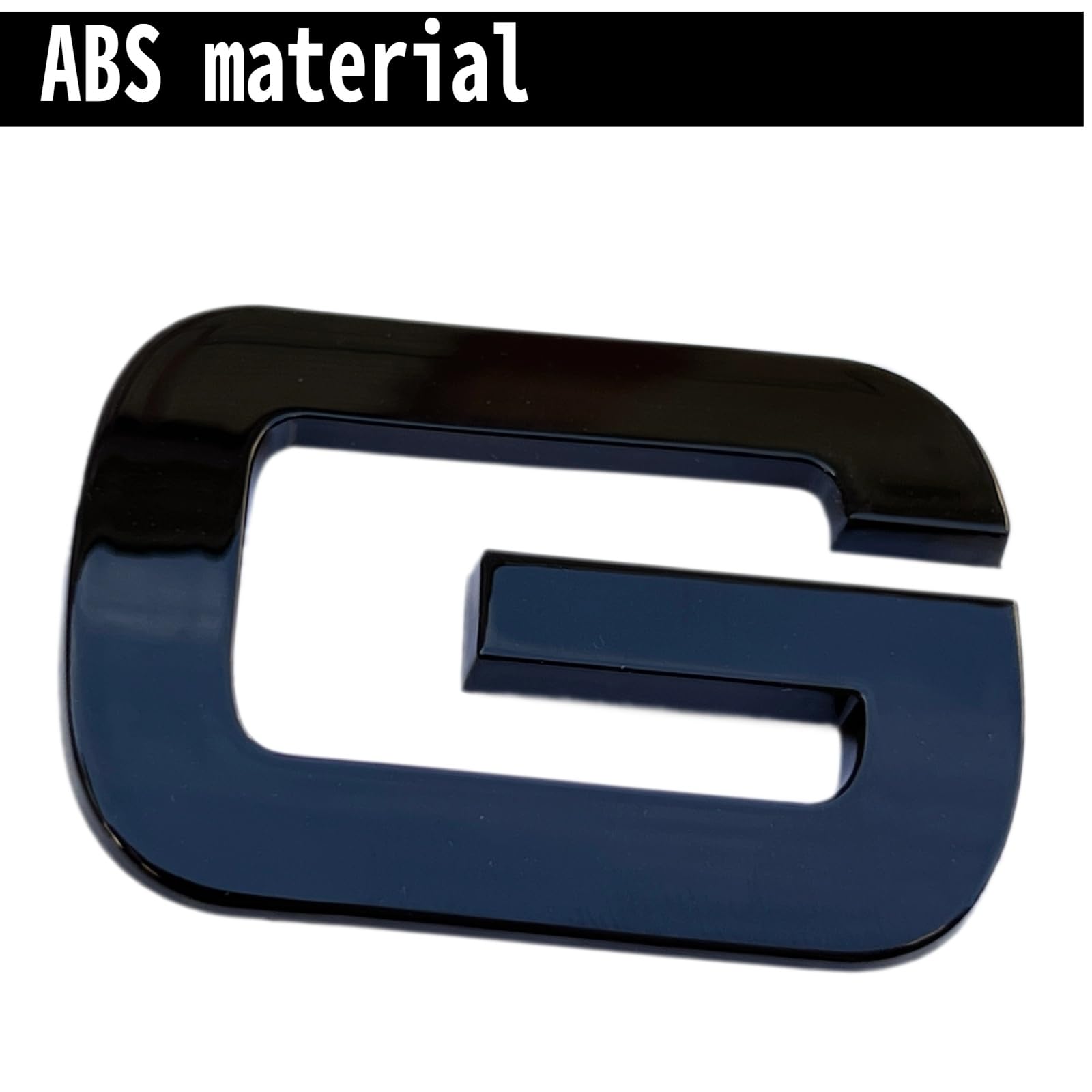 Generic car emblem on tailgate highlighting raised lettering and durable design