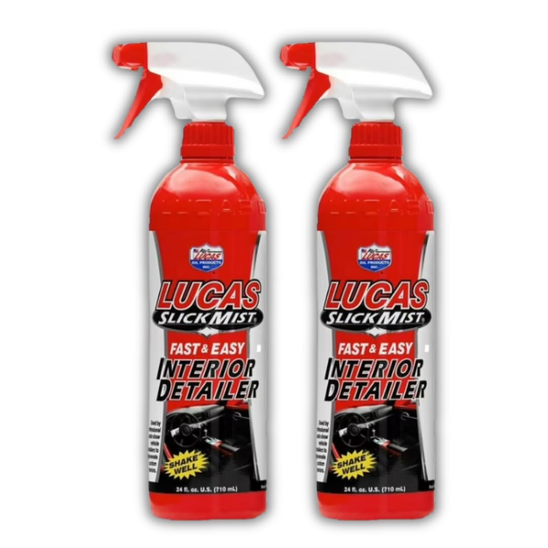 Generic Car Interior Detailer Spray 24oz bottle for dashboard care with UV protection.