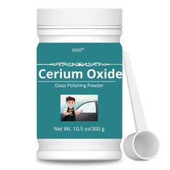 Generic Cerium Oxide powder in a 10.5oz container for glass polishing and scratch removal.