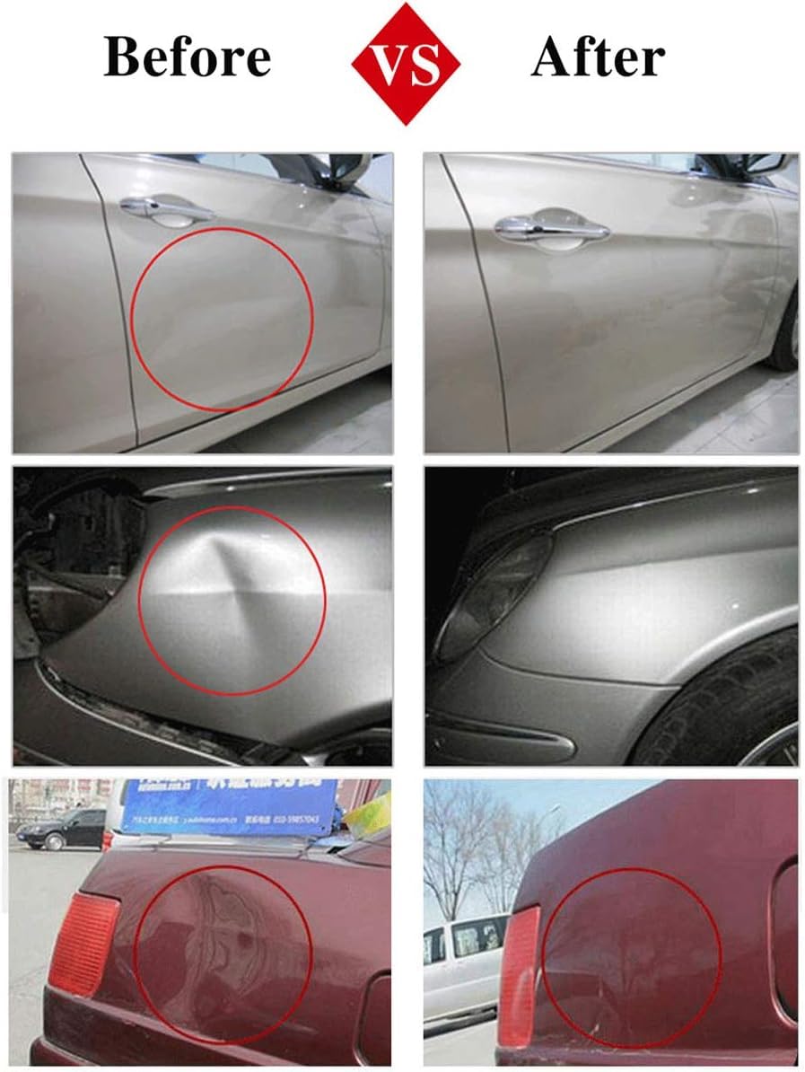 Generic Dent Puller Tool in use on a car door panel.