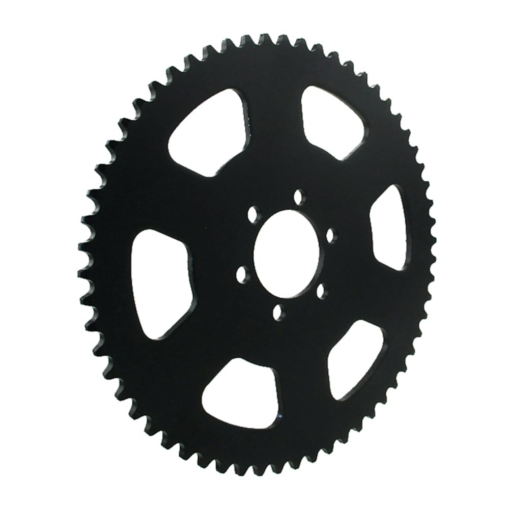 DJ-Motor 35-60T black sprocket on profile view, highlighting gear ratio flexibility.