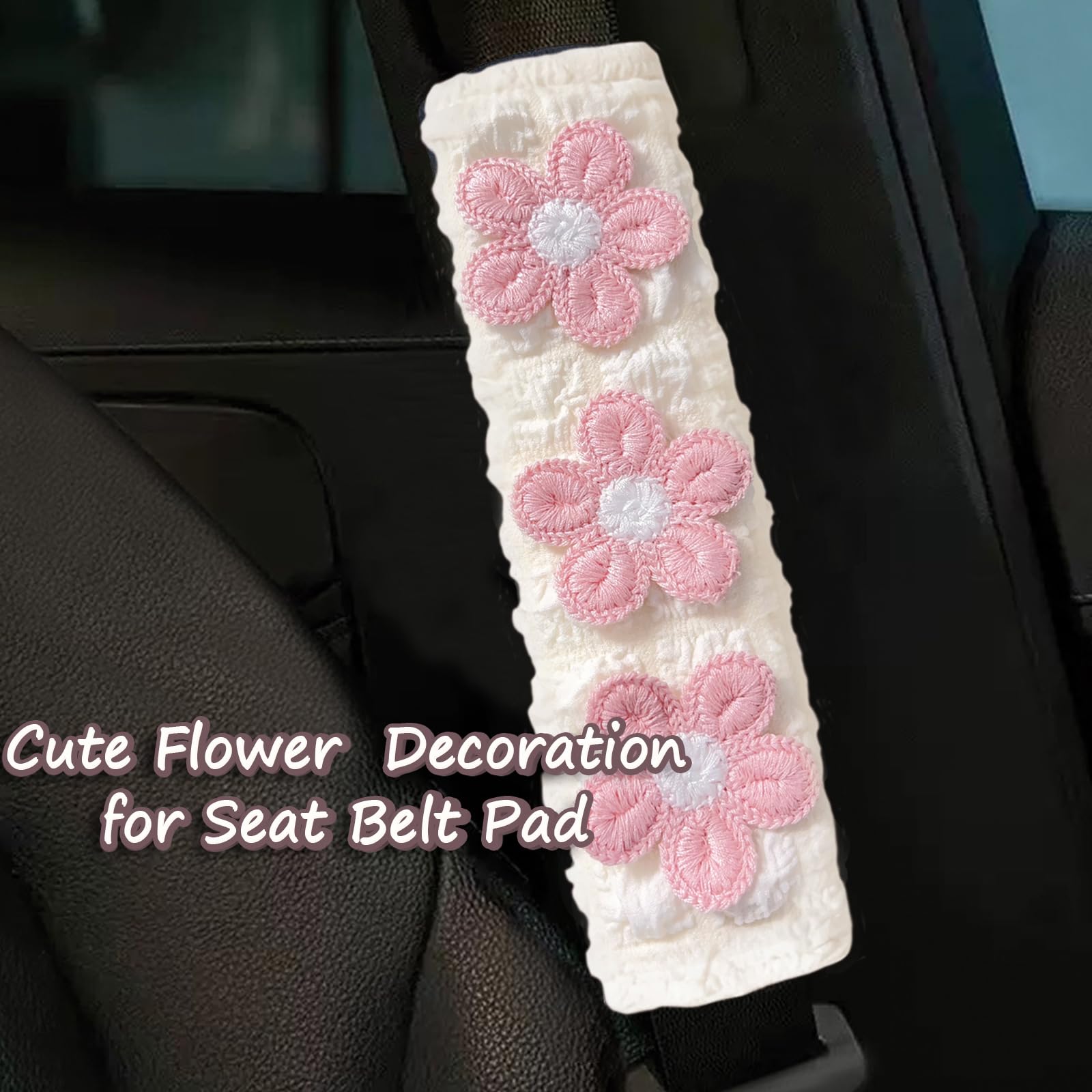 Generic Easy Install Seatbelt Pad wraps around the belt with quick positioning