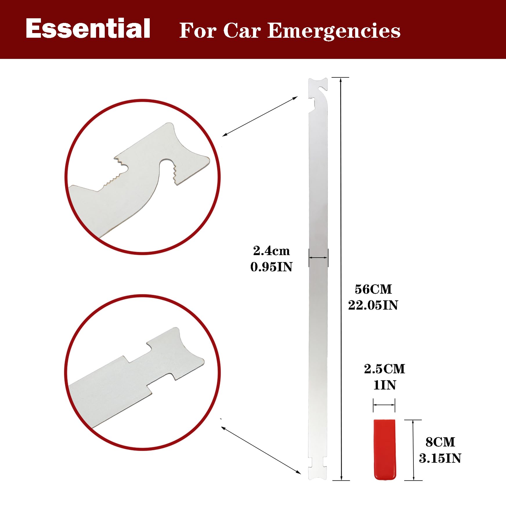 Generic Emergency Tool in a roadside kit for professional-grade vehicle access.