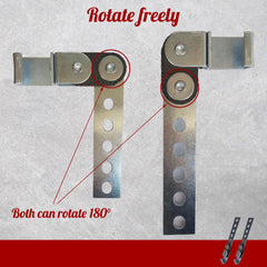Generic exhaust system bracket open-end hanger shown for versatile clamp integration.