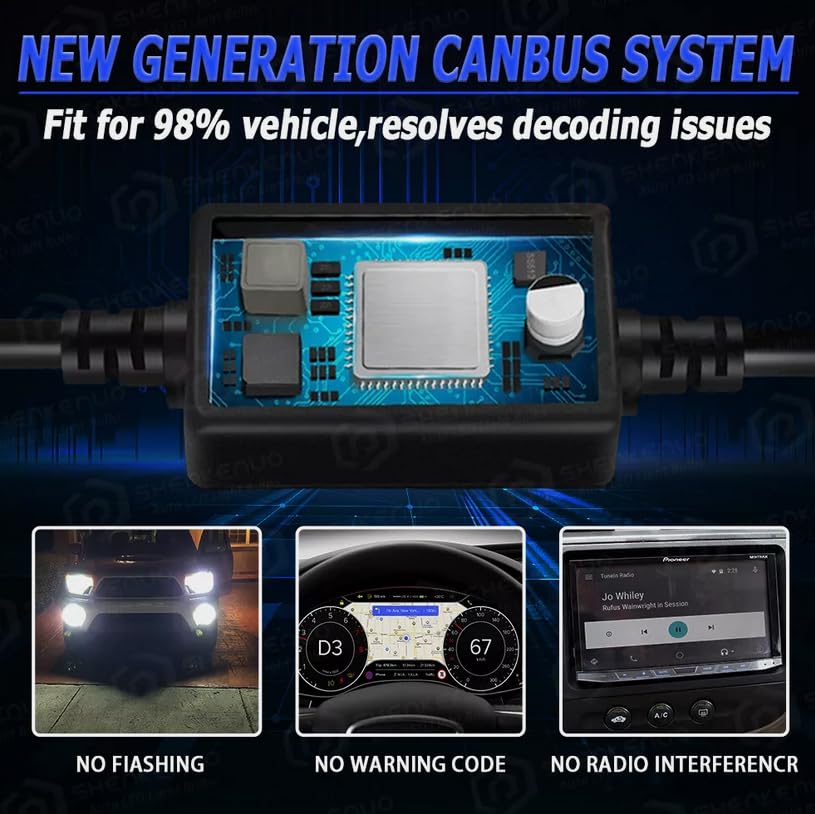 Generic bulbs with built-in cooling fans maintain steady performance.