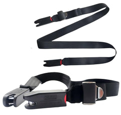 Generic fixing strap pads for ISOFIX universal compatibility simplify seat installation.