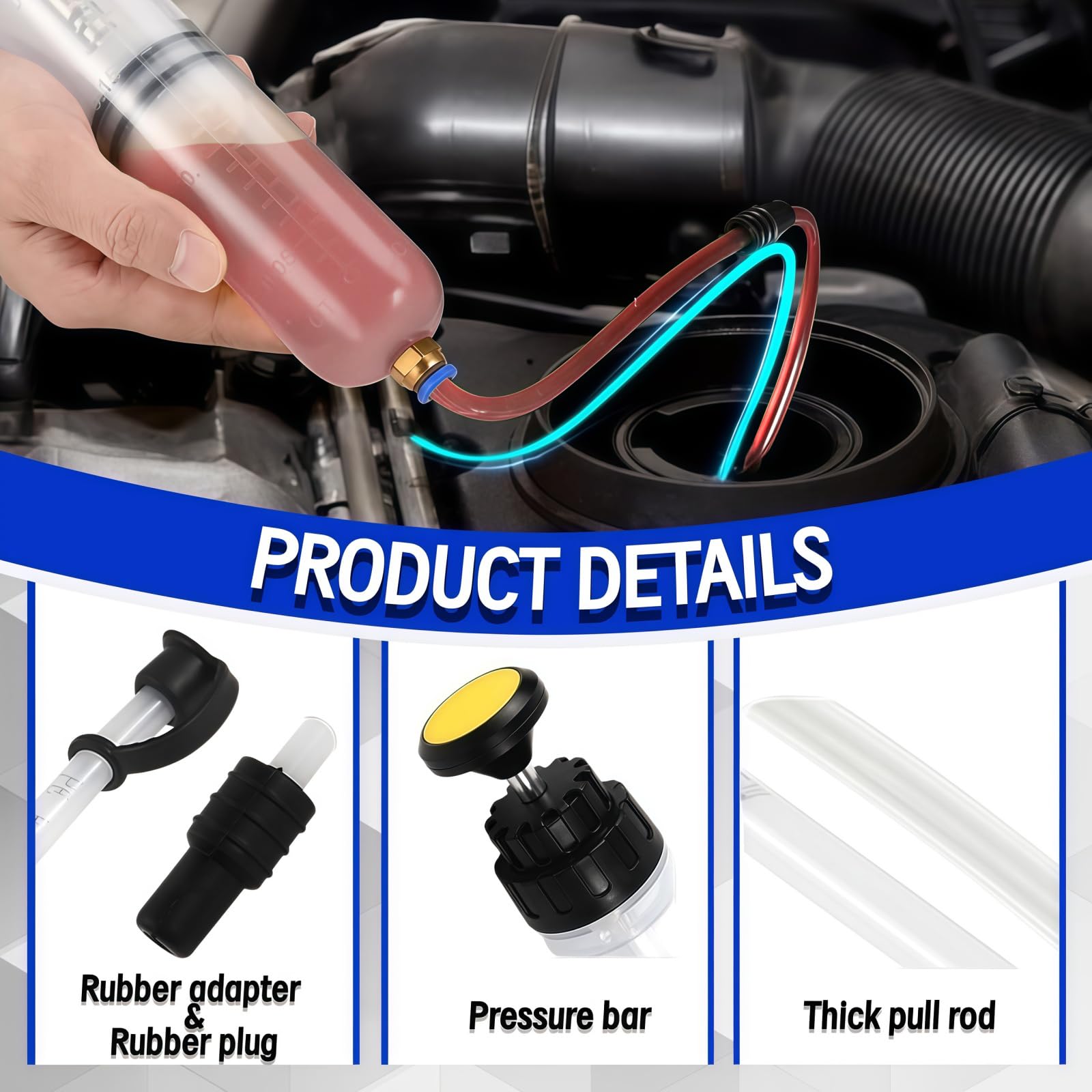 Generic leak-proof suction close-up showing double seal for clean transfers
