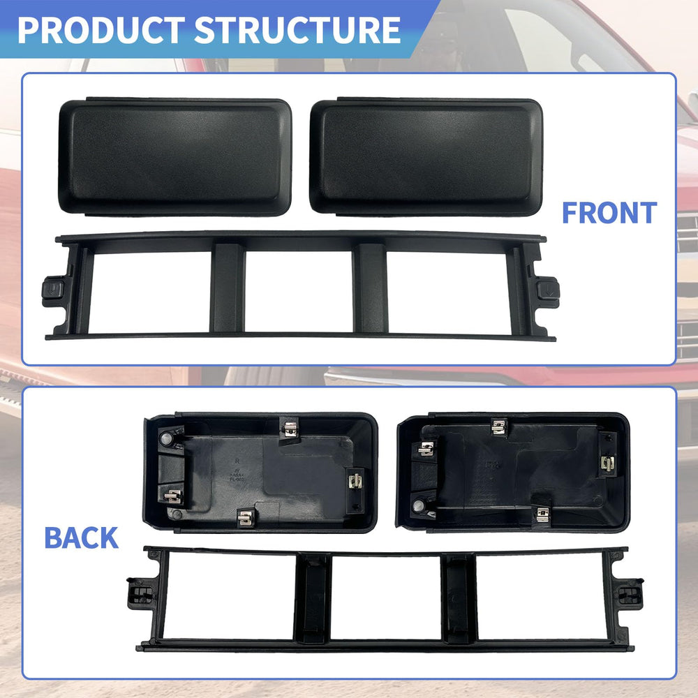 Generic Front Bumper End Cover close-up material detail demonstrates scratch resistance.