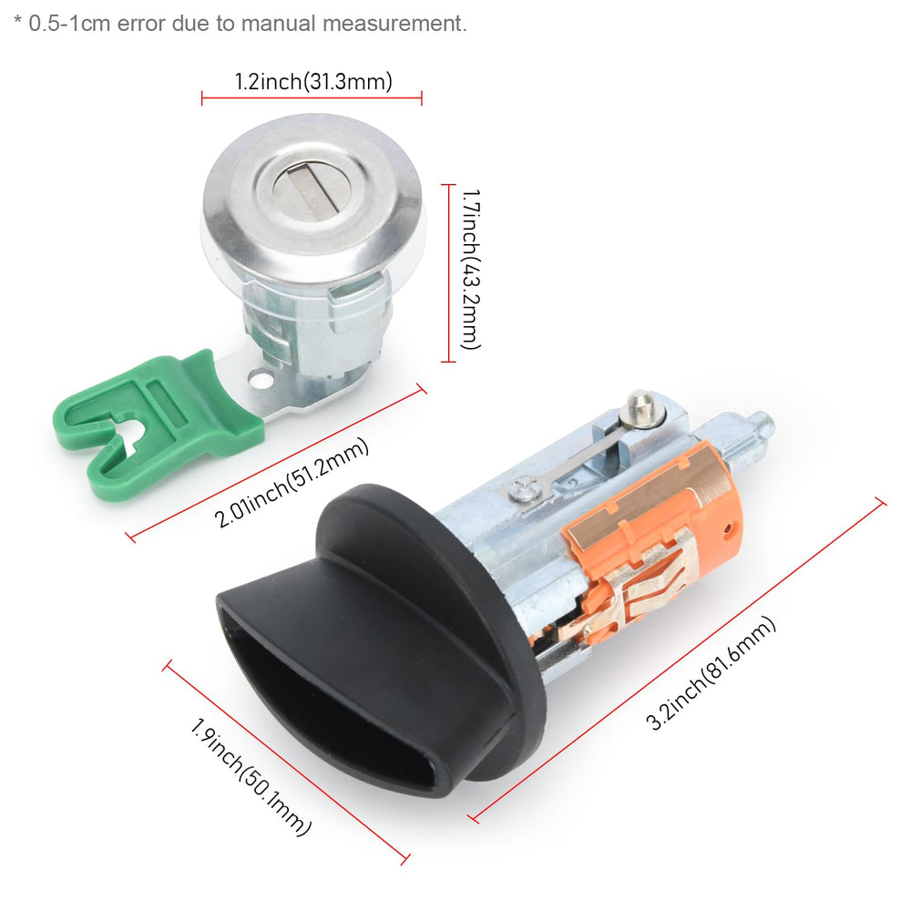 Generic front door lock cylinders kit for Ford Econoline; secure replacement.