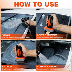 Generic Glass Cleaning Pad helps wipe away residue after use.