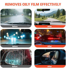 Generic Glass Emulsion Cleaner revives side windows with streak-free clarity.