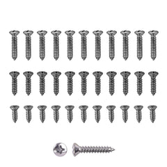 Generic GM 30-piece chrome trim screws pack for OEM-style restoration and precise fit.