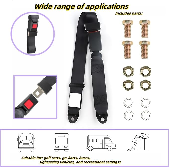 Generic seat belt pads surface with water-repellent coating for summer use.