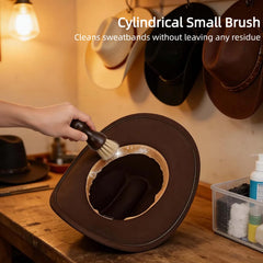 Generic hat brush kit black felt hat cleaning sponge for felt care.
