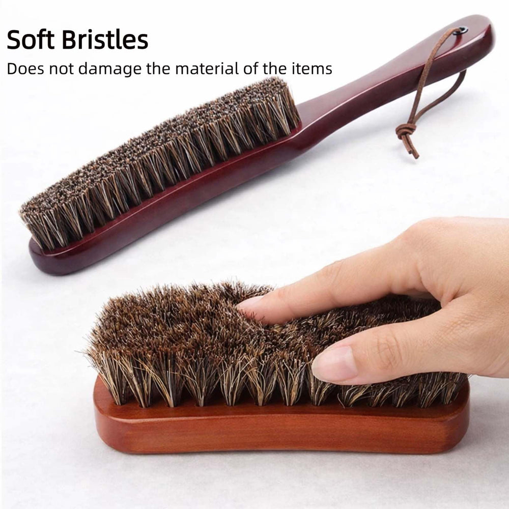 Generic hat brush kit standard-horsehair-brush removes dust and lint safely.