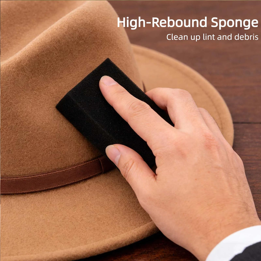 Generic hat brush kit sweatband cleaning brush refreshes sweatbands.