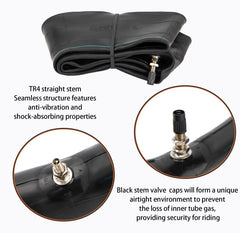 Generic heavy-duty inner tube with TR4 stem for durable air seal.