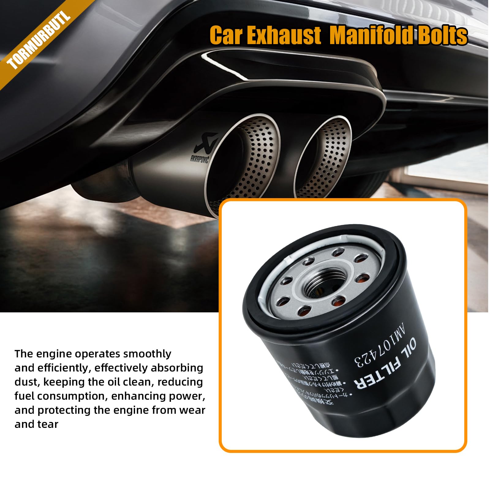 Generic high-density filter medium traps pollutants for cleaner oil.