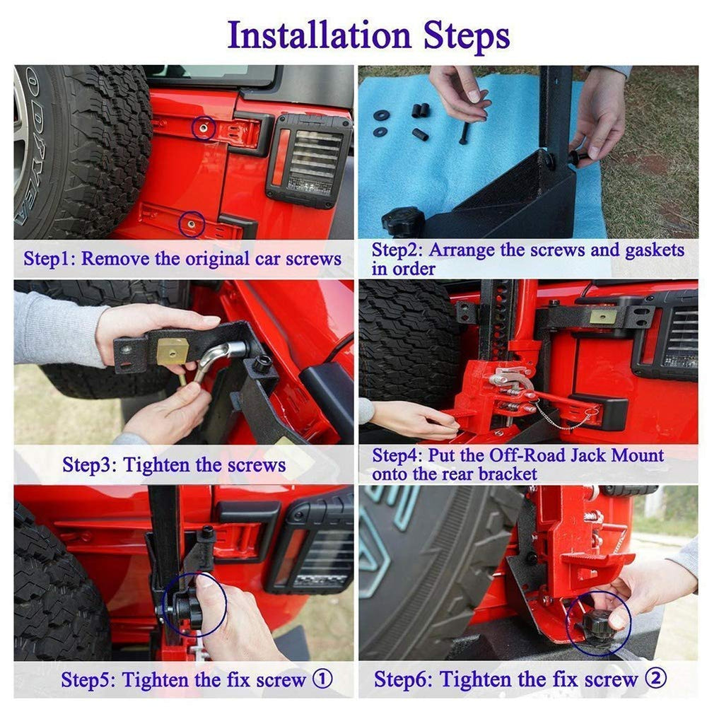 Generic hood mount brackets kit with hardware included