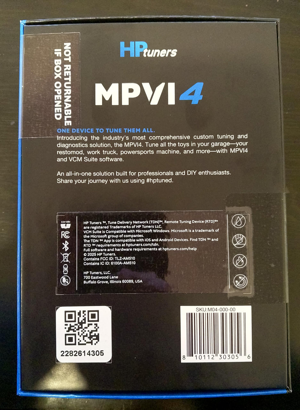Generic HPT MPVI4 in garage setup diagnosing a late-model vehicle