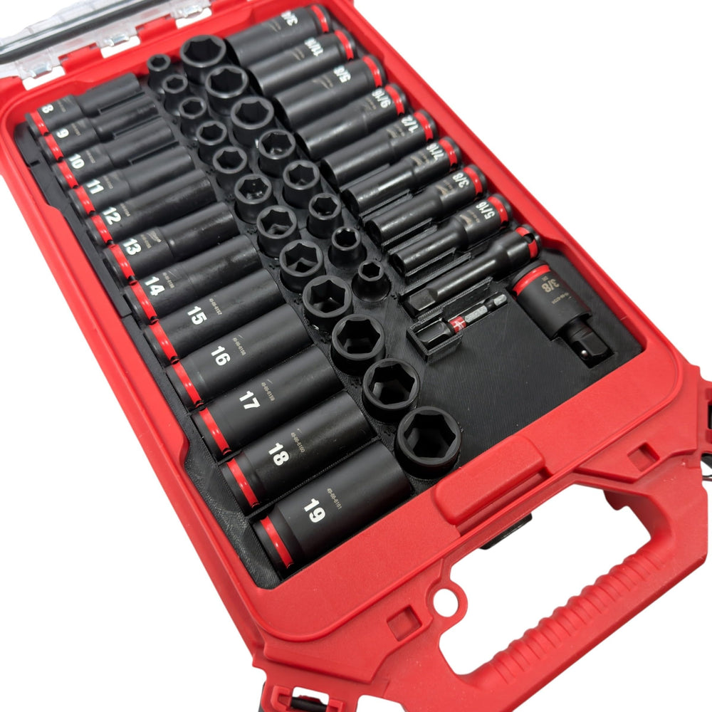 Low-profile design maximizes space in Packout while keeping frequently used sockets accessible