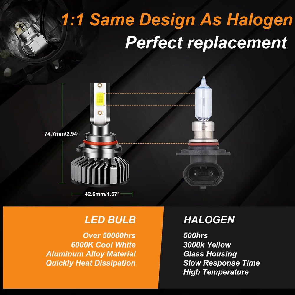 Generic IP68-rated bulbs resist water and dust for lasting performance