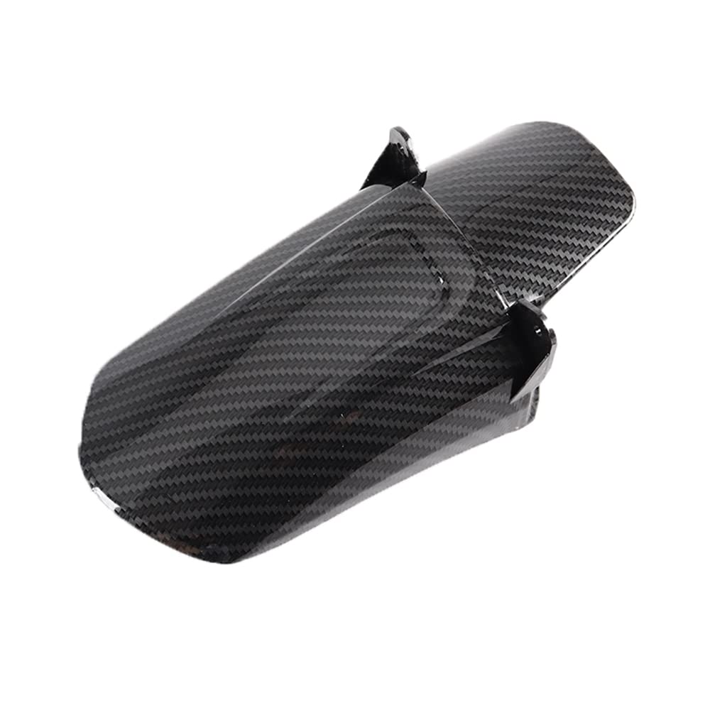 JXMOTONG imitation carbon fiber rear shock fender on Sur Ron demonstrates protective style
