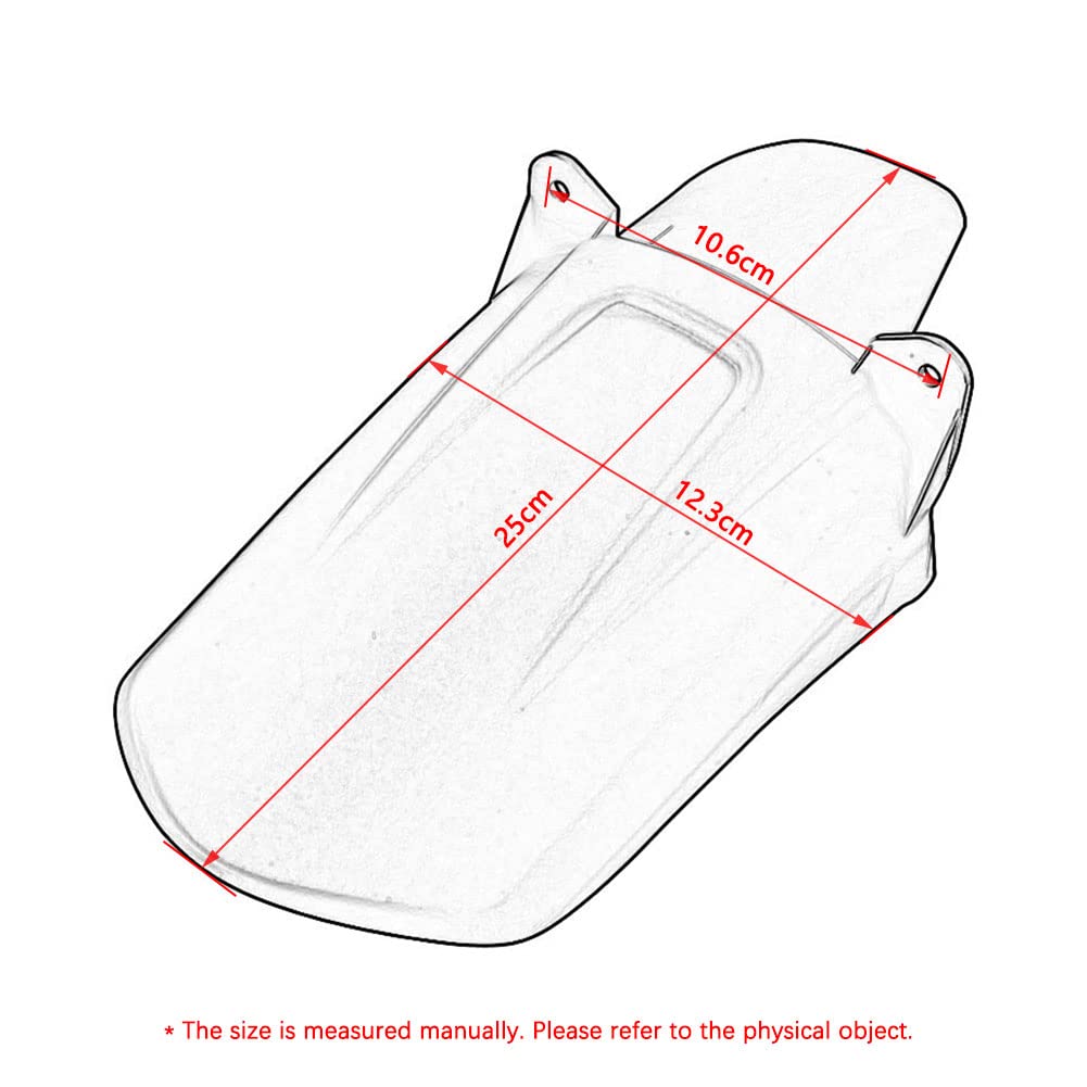 Mudguard design and fitment layout on compatible Sur Ron and Segway models