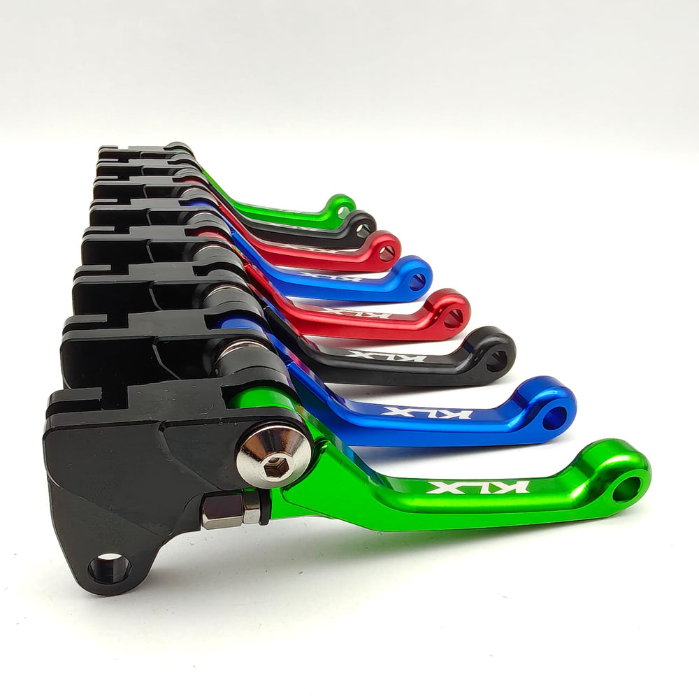 Generic KLX110 billet aluminum clutch lever close-up highlights quality.