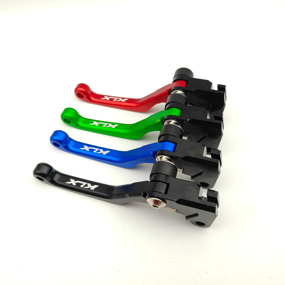 Generic KLX110 clutch lever glossy black improves clutch feel.