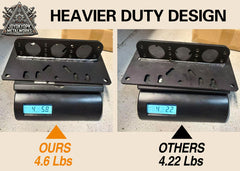 Generic LS lift plate showing bolt pattern compatibility with standard carb patterns