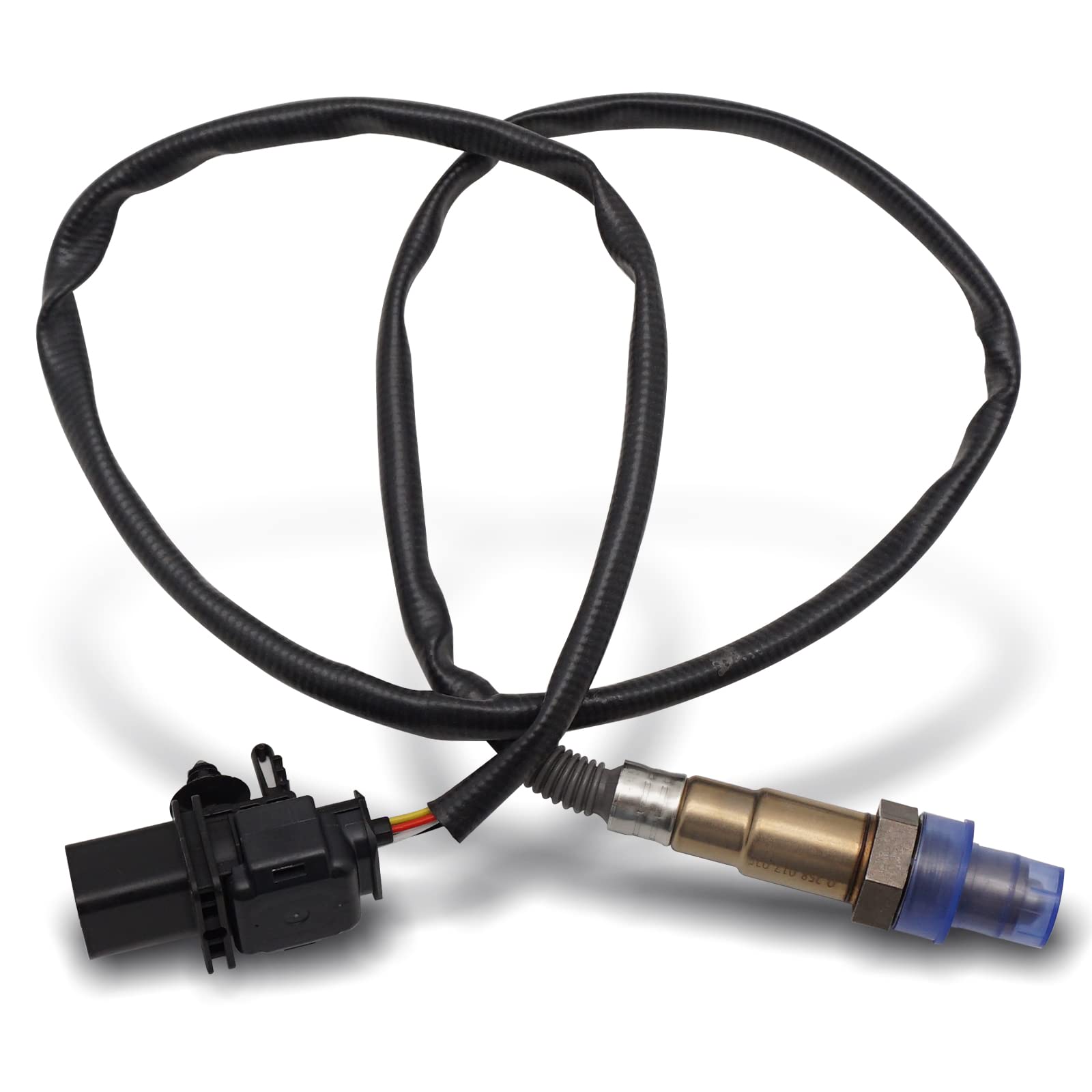 Generic LSU 4.9 wideband sensor front view with precision connector for tuning.