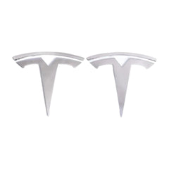 Generic Model 3 chrome front hood badge adds a premium look and durable exterior upgrade.