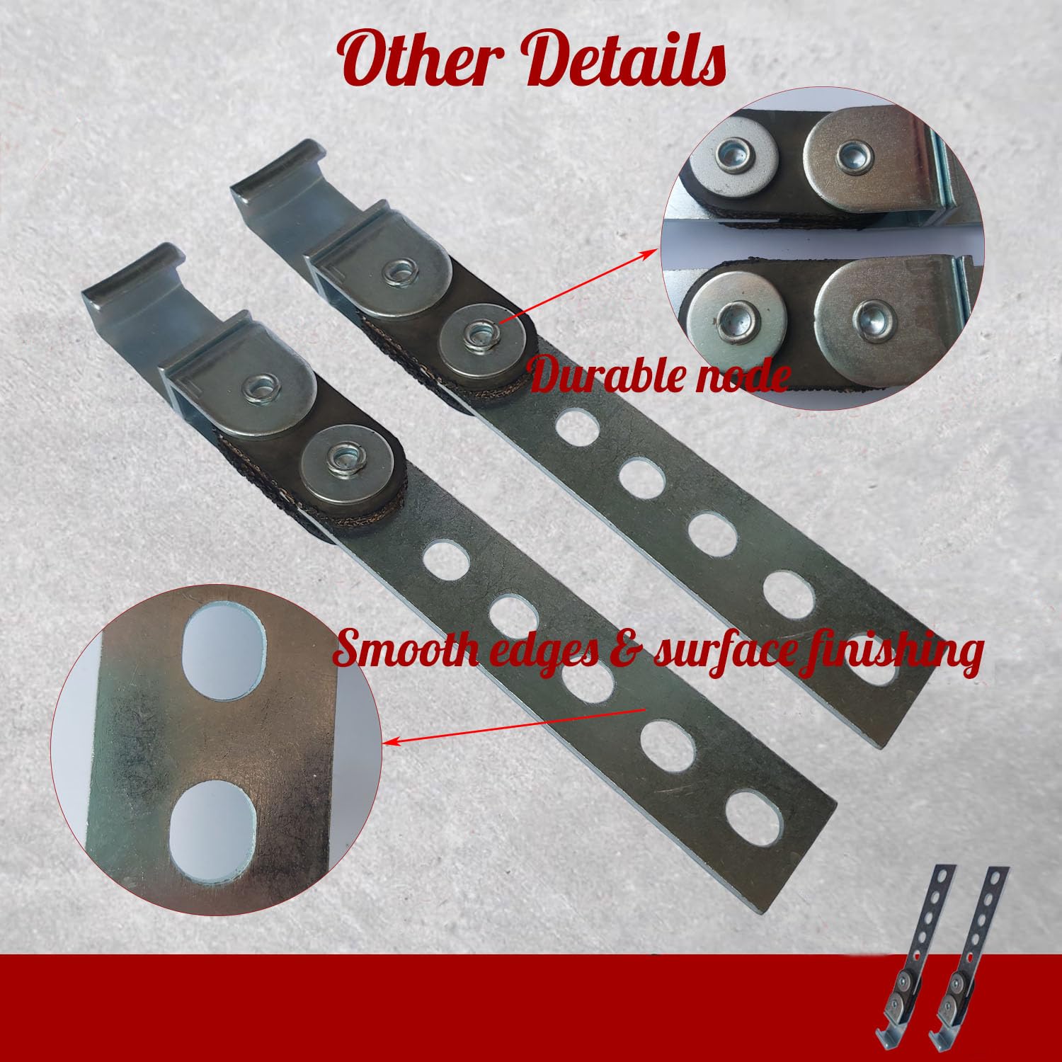 Generic muffler hanger bracket focuses on vibration-free undercar support.