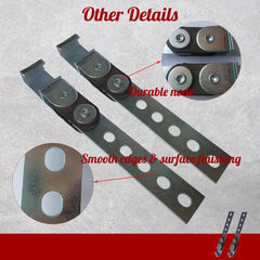 Generic muffler hanger bracket focuses on vibration-free undercar support.