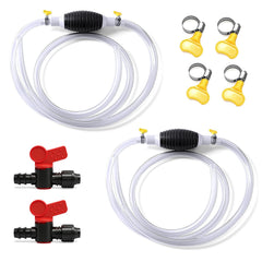 Generic 2Pcs siphon pump close-up showing compact design for fast liquid transfer.