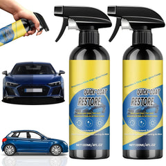 Generic Nano Quick Coat bottle pour demonstrating easy application and fast protection